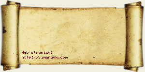 Jovana Slivka vizit kartica